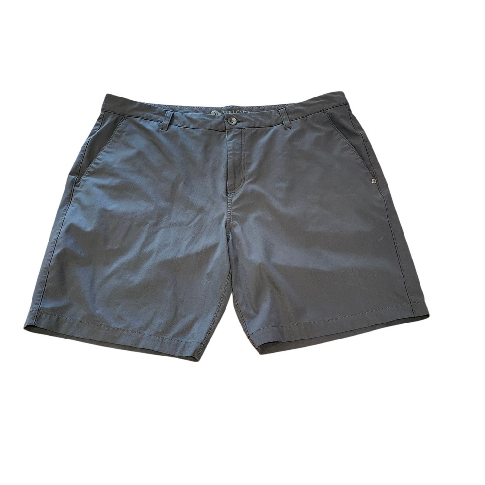 Vuori Meta Shorts Men 38 Gray Performance Athletic Stretch V379 Golf Travel